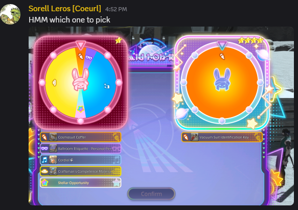 How come the moon people never give me the free mount in ffxiv cosmic exploration? 😡