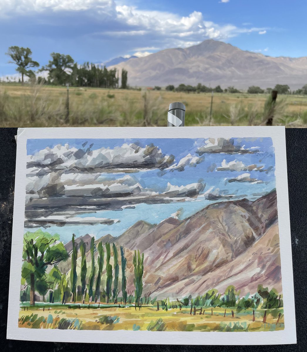 garygeraths's tweet image. More painting up in the Eastern Sierra Nevada. Wandering from desert foothills up the Toulumne Meadows all the while looking for cool stuff to paint with gouache. I’m starting to post more stuff so do me a big favor and hit that “follow” button. I’ll make it worth your while!