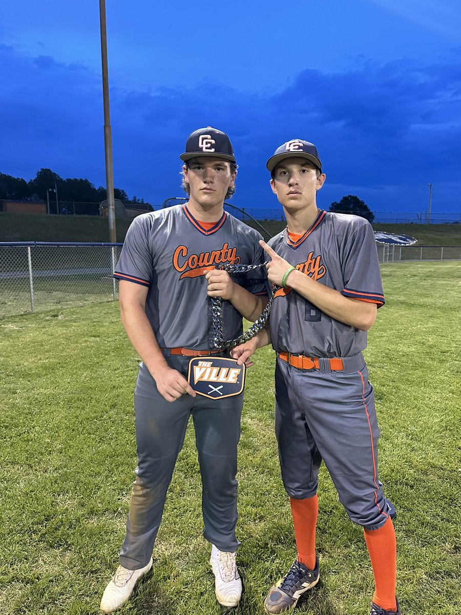 Clarke Co. Baseball (@clarkecobase) on Twitter photo 🚨Big 4-3 road win at Madison. Our “The Ville” POG’s <a href="/Brady_Mac07/">Brady MacDonald</a> who had 2 hits 3RBI’s and <a href="/AidenWags/">Aiden Wagner</a> who threw a complete game 5 hits, 8K’s 0BB and 0ER 🚨Big 4-3 road win at Madison. Our “The Ville” POG’s <a href="/Brady_Mac07/">Brady MacDonald</a> who had 2 hits 3RBI’s and <a href="/AidenWags/">Aiden Wagner</a> who threw a complete game 5 hits, 8K’s 0BB and 0ER