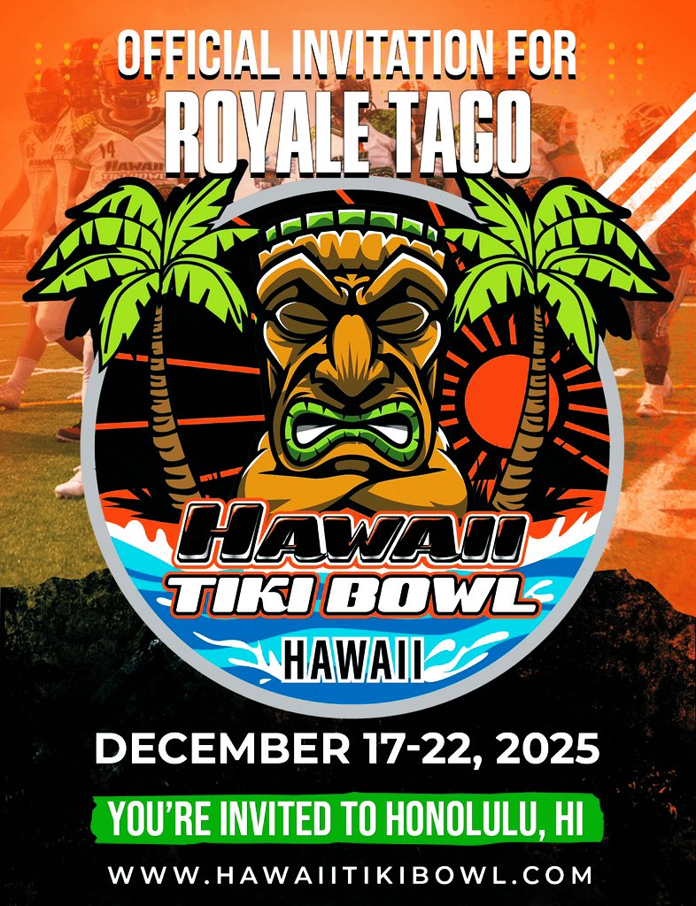 Royale Tago (@talofa_royo) on Twitter photo Thank you so much <a href="/FillippSAU/">Vince Fillipp</a> for Hawaii Tiki Bowl game 🙏🏽. #AG2G #Blessed
<a href="/TheBIGsUpFront/">Coach Sykes</a> <a href="/WCPSacramento/">West Coast Preps Sacramento</a> <a href="/westcoastpreps_/">West Coast Preps</a> <a href="/RobRivera209/">Rob</a> <a href="/colbyca13201/">Colby Carlson</a> <a href="/SteveCozart22/">Steve Cozart</a> <a href="/JasonSlowey/">Jason Slowey</a> <a href="/Coach_CPadilla/">Caleb Padilla</a> <a href="/CoachKevinClune/">Kevin Clune</a> <a href="/Coach_CoombsUCD/">Matt Coombs</a> Thank you so much <a href="/FillippSAU/">Vince Fillipp</a> for Hawaii Tiki Bowl game 🙏🏽. #AG2G #Blessed
<a href="/TheBIGsUpFront/">Coach Sykes</a> <a href="/WCPSacramento/">West Coast Preps Sacramento</a> <a href="/westcoastpreps_/">West Coast Preps</a> <a href="/RobRivera209/">Rob</a> <a href="/colbyca13201/">Colby Carlson</a> <a href="/SteveCozart22/">Steve Cozart</a> <a href="/JasonSlowey/">Jason Slowey</a> <a href="/Coach_CPadilla/">Caleb Padilla</a> <a href="/CoachKevinClune/">Kevin Clune</a> <a href="/Coach_CoombsUCD/">Matt Coombs</a>