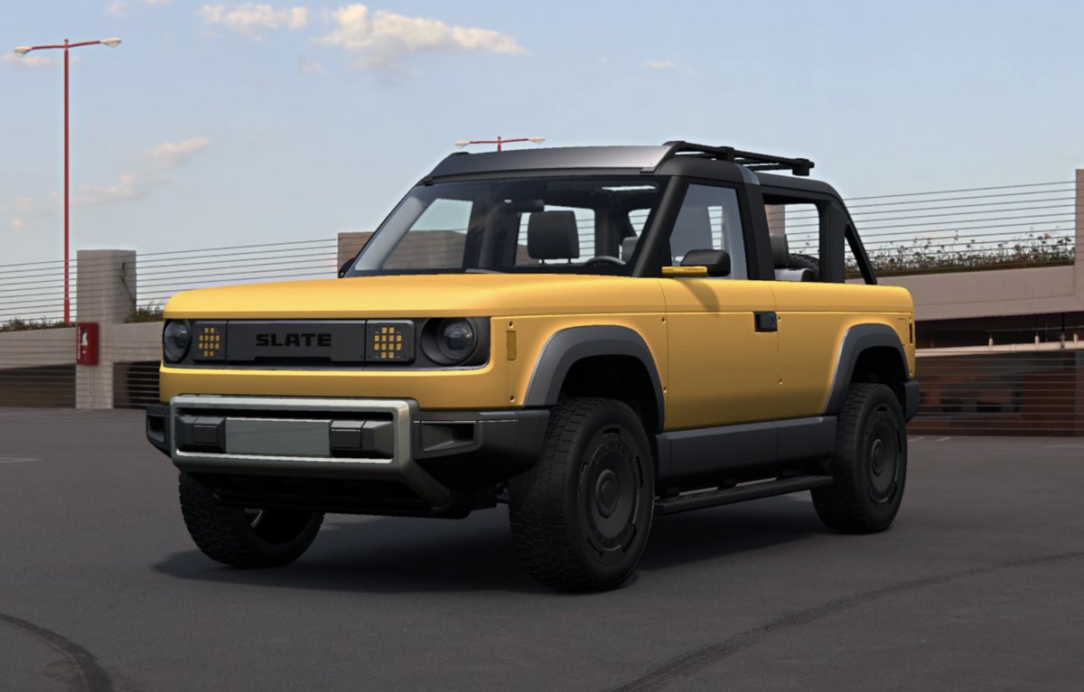 Damn, Bezos is on to something with this ultra-cheap,  ultra-customiseable electric truck. Well, as long as he's not sourcing  parts from China
slate.auto/share/A49UWU