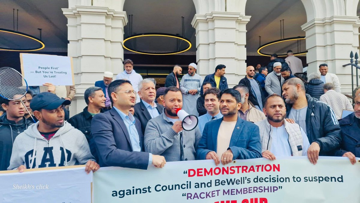 Unmesh Desai AM (@unmeshdesai) on Twitter photo At Tower Hamlets Town Hall supporting local badminton players protesting against Be Wellโs decision to suspend Racket Membership scheme across the borough. Petition to be handed to <a href="/TowerHamletsNow/">Tower Hamlets Council</a> at next council meeting. Review of pricing structure/ user consultation the ask. At Tower Hamlets Town Hall supporting local badminton players protesting against Be Wellโs decision to suspend Racket Membership scheme across the borough. Petition to be handed to <a href="/TowerHamletsNow/">Tower Hamlets Council</a> at next council meeting. Review of pricing structure/ user consultation the ask.