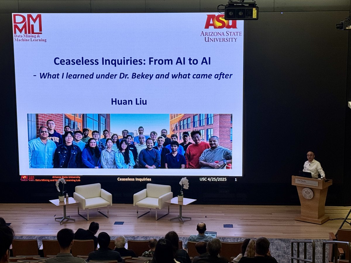 USC Thomas Lord Department of Computer Science (@csatusc) on Twitter photo "Look beyond what you see." Welcome <a href="/lihuan/">Huan Li</a>, <a href="/ASUEngineering/">ASU Ira A. Fulton Schools of Engineering</a> Professor and <a href="/CSatUSC/">USC Thomas Lord Department of Computer Science</a> alumnus, who studied under the legendary George Bekey <a href="/USCViterbi/">USC Viterbi School</a>.
Intro by <a href="/ebiyik_/">Erdem Bıyık</a>
<a href="/USCAdvComputing/">USC School of Advanced Computing</a> <a href="/USCMingHsiehEE/">USC ECE</a> <a href="/USC/">USC</a> "Look beyond what you see." Welcome <a href="/lihuan/">Huan Li</a>, <a href="/ASUEngineering/">ASU Ira A. Fulton Schools of Engineering</a> Professor and <a href="/CSatUSC/">USC Thomas Lord Department of Computer Science</a> alumnus, who studied under the legendary George Bekey <a href="/USCViterbi/">USC Viterbi School</a>.
Intro by <a href="/ebiyik_/">Erdem Bıyık</a>
<a href="/USCAdvComputing/">USC School of Advanced Computing</a> <a href="/USCMingHsiehEE/">USC ECE</a> <a href="/USC/">USC</a>