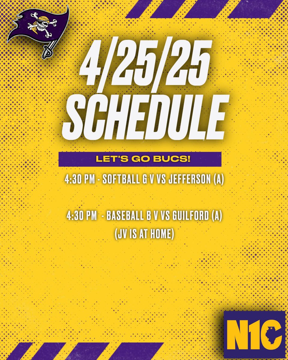 Belvidere Bucs (@bhsbucletics) on Twitter photo π’ GAME DAY ALERT! π’
π₯ April 25th, 2025! π₯
Last night (April 24th, 2025)
β½οΈ GSOC: Defeated Rockford East, 3-1
πBVB: VAR fell in 2 sets but all levels played Jefferson much better 2nd time
πΎBTEN: Defeated Jefferson , 4-1
π₯SOFT: Defeated East 17-0
Let's go Bucs!
π₯βΎοΈ
π£π‘π΄ββ οΈ π’ GAME DAY ALERT! π’
π₯ April 25th, 2025! π₯
Last night (April 24th, 2025)
β½οΈ GSOC: Defeated Rockford East, 3-1
πBVB: VAR fell in 2 sets but all levels played Jefferson much better 2nd time
πΎBTEN: Defeated Jefferson , 4-1
π₯SOFT: Defeated East 17-0
Let's go Bucs!
π₯βΎοΈ
π£π‘π΄ββ οΈ