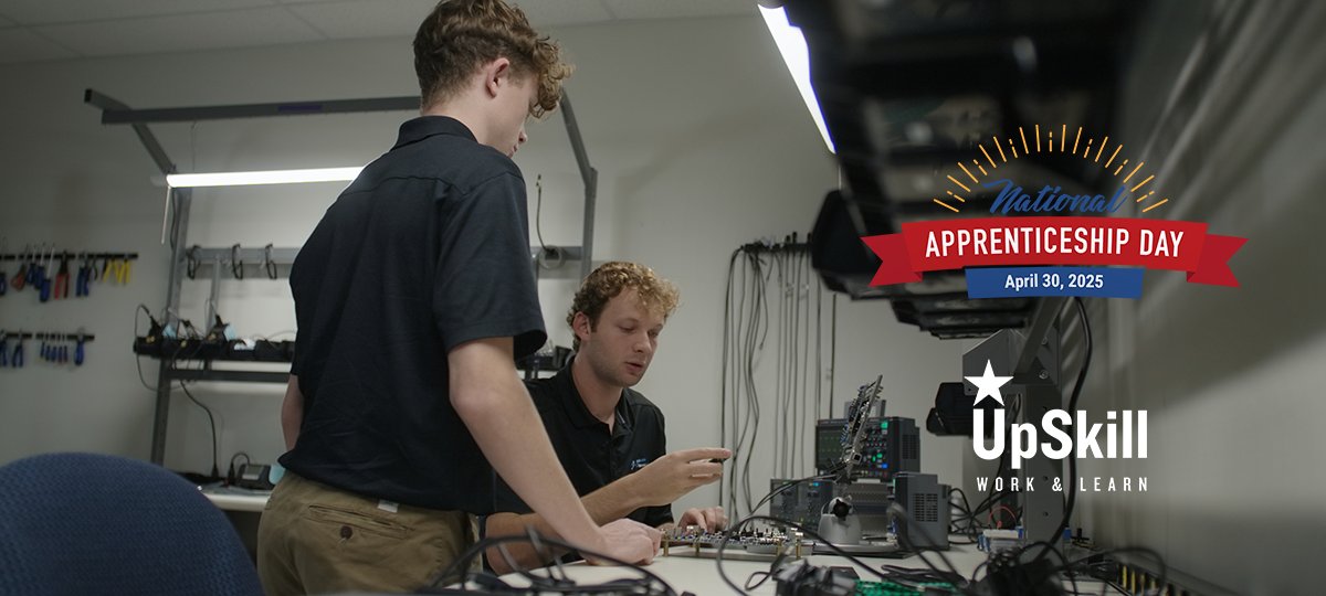 Today is #NationalApprenticeshipDay2025 — a day to celebrate the power of hands-on learning &amp; real-world experience!

We’re proud to support Indiana Uplands high school students through ROI's UpSkill Work and Learn modern youth apprenticeship program. regionalopportunityinc.org/upskill