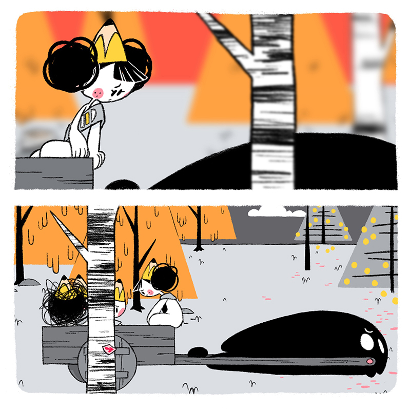 Today's page update has a lot of feelings. :(