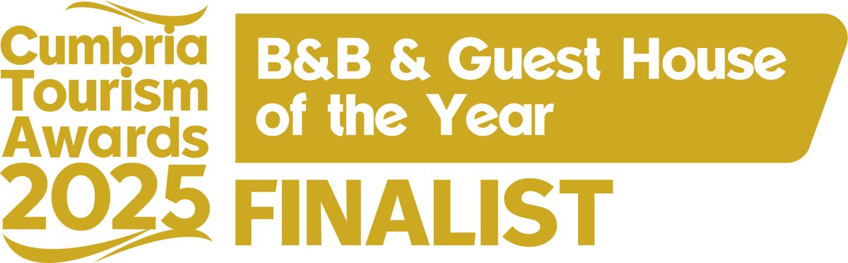 We're a finalist in the 2025 Cumbria Tourism Awards!
After winning this catagory in 2024 we're so proud that Sunnyside Guest House has been named a finalist in the Award for B&amp;B and Guest House 2025
Thank you to all our guests and we wish every finalist success on the 8th July.