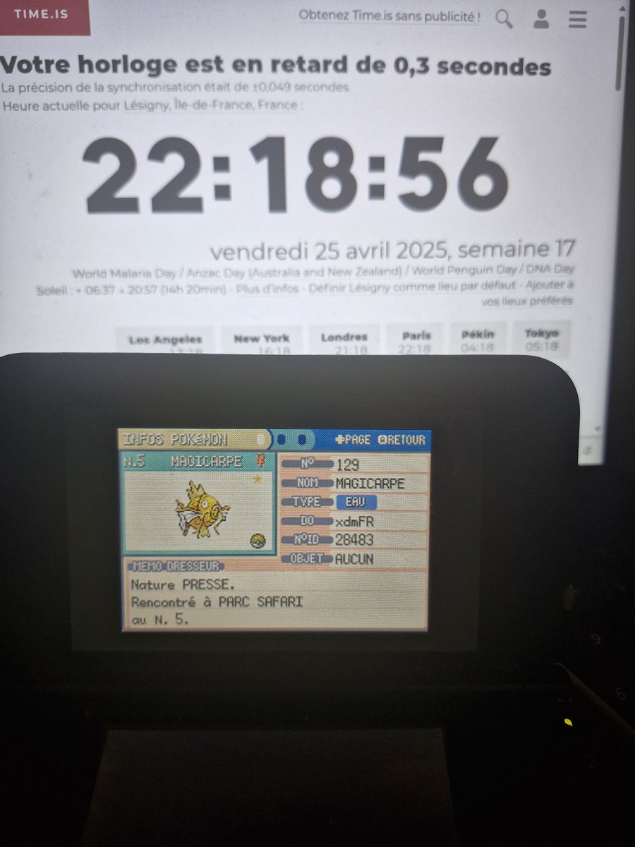 XdmFr's tweet image. Mon premier shiny sur Rouge Feu est un Magicarpe au safari en SEULEMENT 279 rencontres, il est bg en vrai
#SHLS9 #SHLCUP2