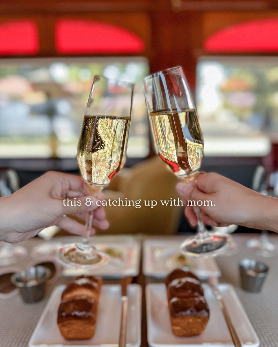 Wine and good company, what else could mom need? 🍷 

Step aboard the Napa Valley Wine Train for a delightful afternoon of fine wines and gourmet bites.

Treat Mom to the perfect Mother’s Day experience bit.ly/3wWGaPA
#NapaValleyWineTrain #WineTrain