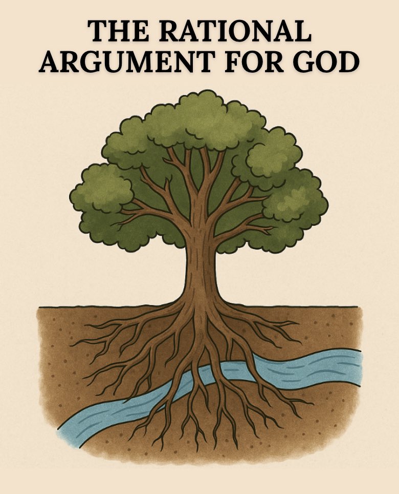 darwintojesus's tweet image. 𝐓𝐇𝐄 𝐑𝐀𝐓𝐈𝐎𝐍𝐀𝐋 𝐀𝐑𝐆𝐔𝐌𝐄𝐍𝐓 𝐅𝐎𝐑 𝐆𝐎𝐃

𝐏𝐫𝐞𝐦𝐢𝐬𝐞 𝟏: If the property of rationality exists, then God must exist.
𝐏𝐫𝐞𝐦𝐢𝐬𝐞 𝟐: The property of rationality exists.
𝐂𝐨𝐧𝐜𝐥𝐮𝐬𝐢𝐨𝐧: Therefore, God exists.