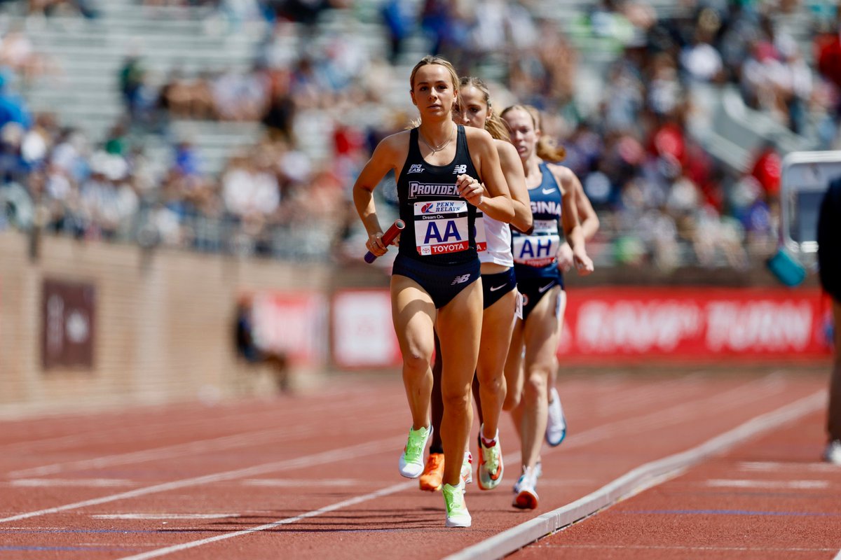 FriarsXCTrack's tweet image. ‼️PENN RELAYS RESULTS - DAY 2⃣‼️
The Friars finish second overall in the Women's Distance Medley Championship of America in a time of 10:42.57!
#GoFriars #PCTF