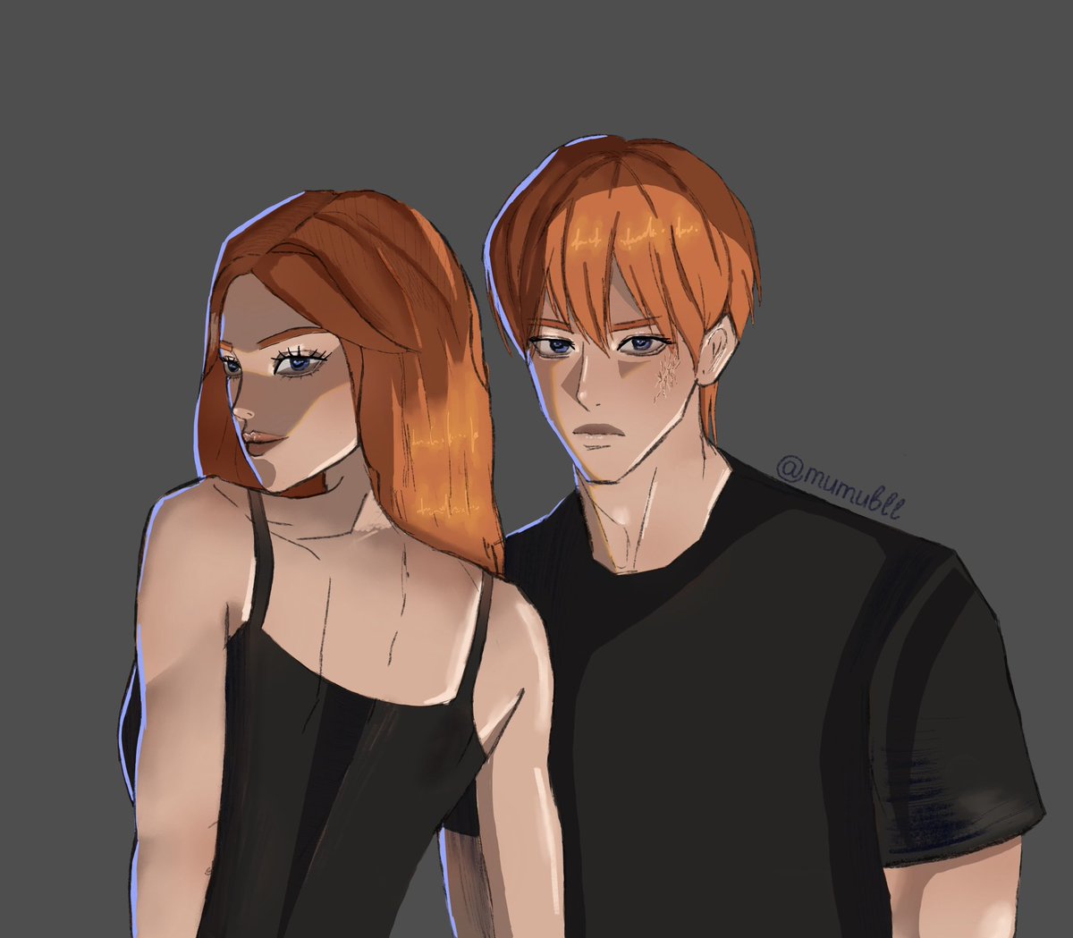 нарисовала, не придумала, куда выложить
ау, где нил и кейтлин подружились (вероятно, оба суки) 
#allforthegame #aftgfanart #aftg #всерадиигры #нилджостен