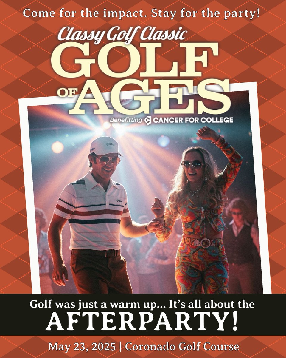 The golf might be sold out, but the PARTY's just getting started! 🎉 Join us for the Un-Gala Afterparty on Friday, May 23rd in Coronado! Think great food, awesome music, hilarious moments, and the chance to witness lives being changed forever! give.classy.org/ClassyGolf25?c…