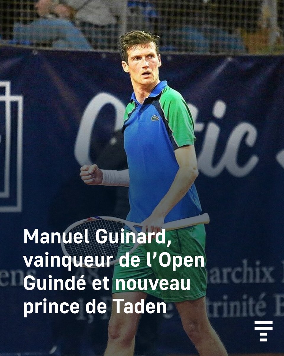 🎾 𝟐𝟎𝟏𝟖, 𝟐𝟎𝟐𝟑… 𝐞𝐭 𝐝𝐞́𝐬𝐨𝐫𝐦𝐚𝐢𝐬 𝟐𝟎𝟐𝟓 ! Manuel Guinard inscrit une nouvelle fois son nom au palmarès de l’Open Guindé. ⤵️

➡️ go.letelegramme.fr/Tetj