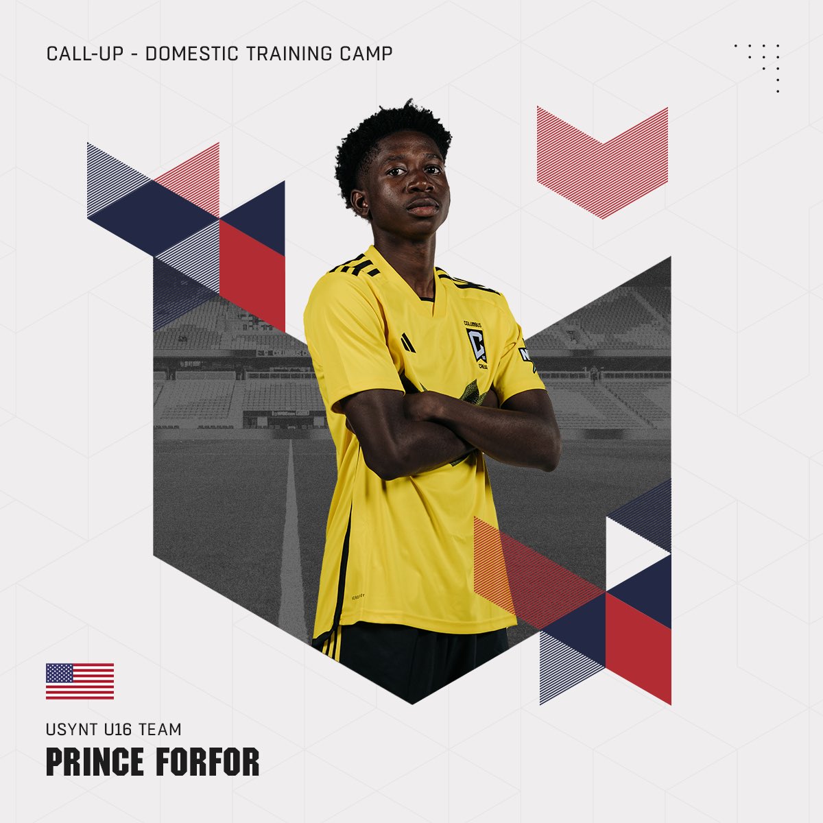 Crew Academy (@crewacademy96) on Twitter photo Earning their spot 🇺🇸
Four Academy players, Keller Abbott, Gianmarco Di Noto, Immanuel Ewing and Prince Forfor have been called up to the <a href="/USYNT/">U.S. Soccer YNT</a> U16 Domestic Training Camp next week in Georgia. The Crew lead all clubs with four participants 👏
#Crew96 | #VamosColumbus Earning their spot 🇺🇸
Four Academy players, Keller Abbott, Gianmarco Di Noto, Immanuel Ewing and Prince Forfor have been called up to the <a href="/USYNT/">U.S. Soccer YNT</a> U16 Domestic Training Camp next week in Georgia. The Crew lead all clubs with four participants 👏
#Crew96 | #VamosColumbus