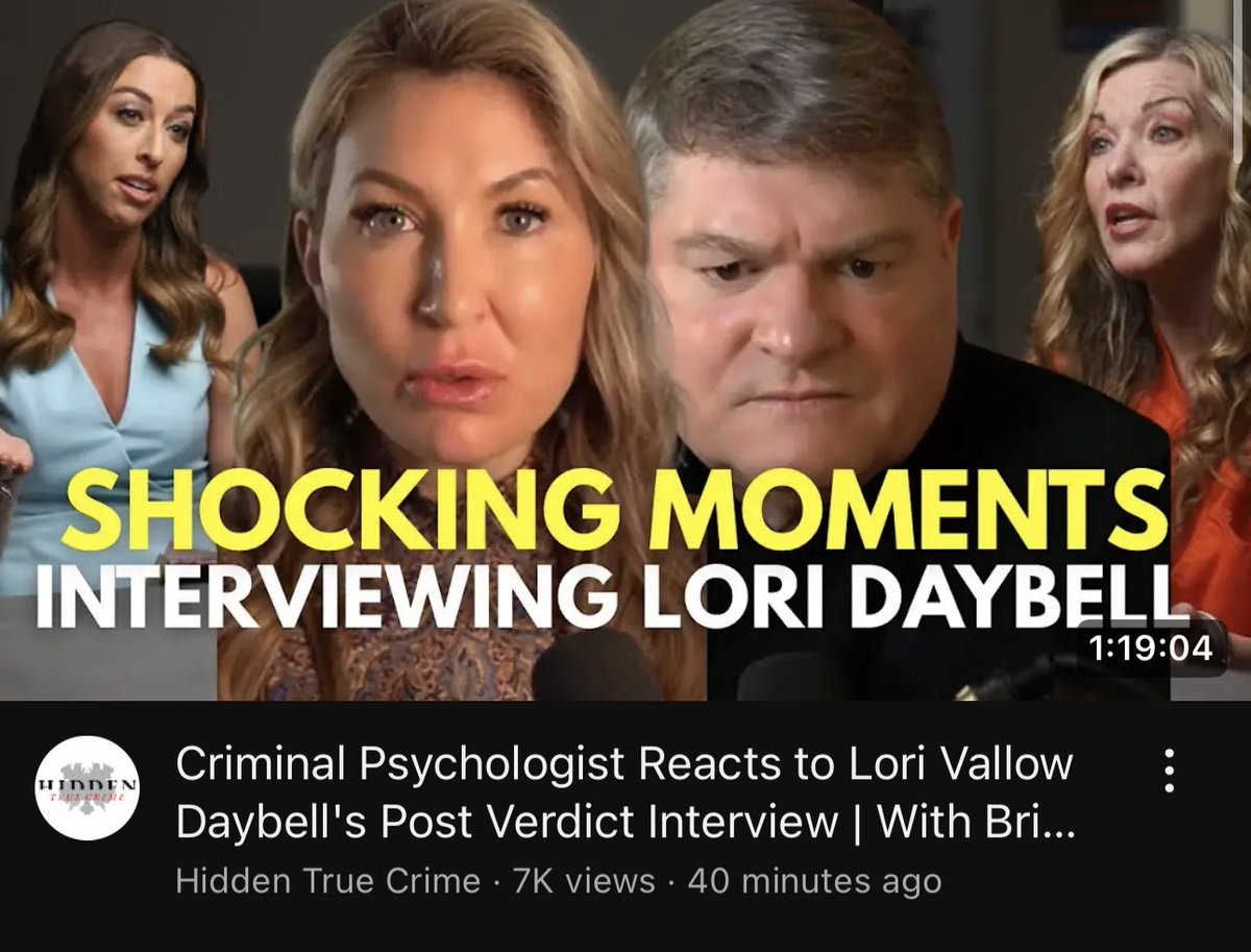 Thank you for having me on <a href="/HiddenTrueCrime/">Hidden True Crime</a>!! You guys provide such great analysis.

Watch the full episode here ⬇️
youtu.be/BRcHHiGdqZY