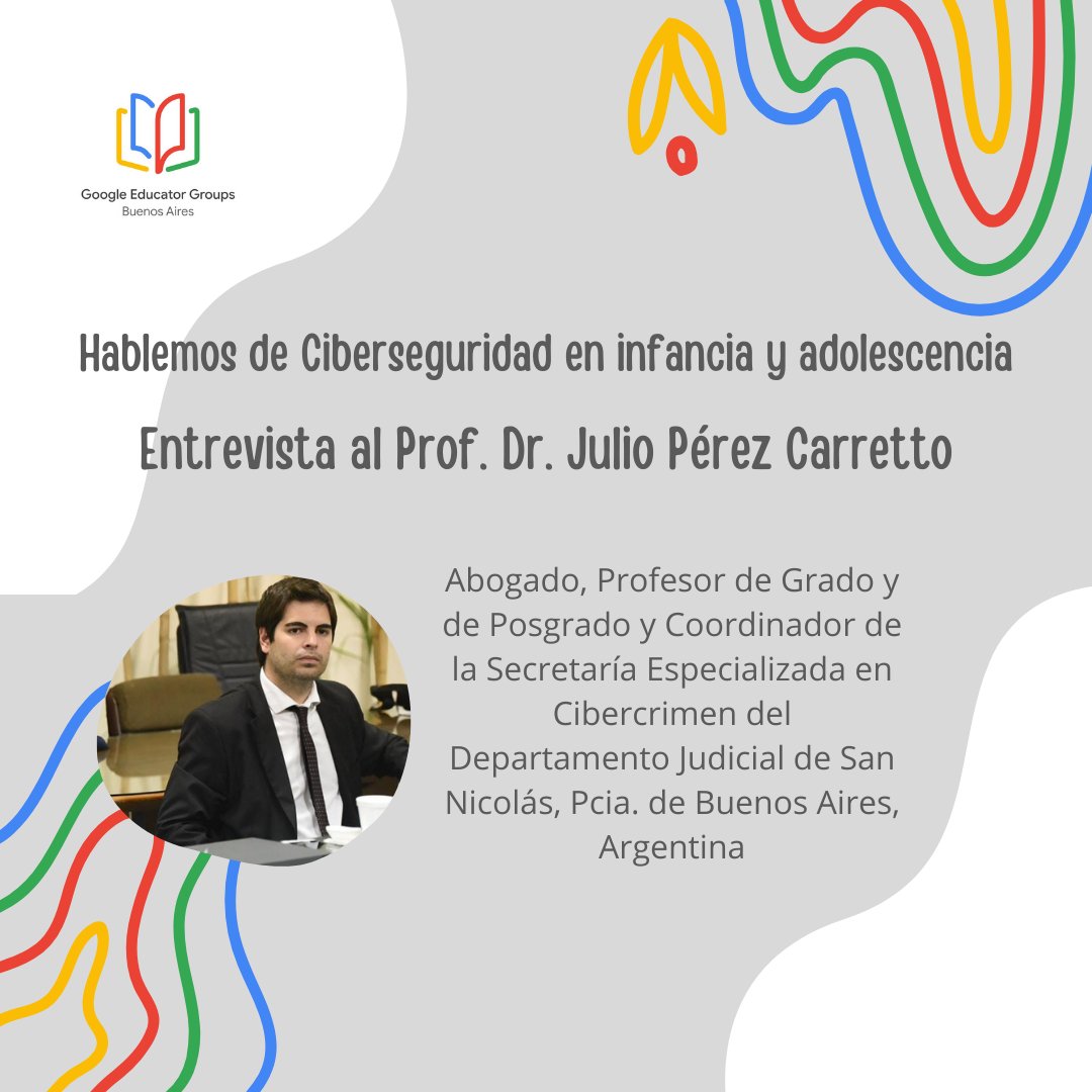 GEG Buenos Aires (@gegbuenosaires) on Twitter photo 📢¡Noticias importantes para nuestra comunidad educativa! Hoy hablamos sobre #Ciberseguridad, 🕵️♀️💻 cómo proteger nuestras escuelas y educar estudiantes seguros en el mundo digital. 💡📚 ¡No se la pierdan! 💪🛡️ youtube.com/watch?v=-1-5Le…
<a href="/GoogleForEdu/">Google for Education</a> <a href="/GegProgram/">Google Educator Groups</a> <a href="/GlobalGEG/">Global GEG</a> 📢¡Noticias importantes para nuestra comunidad educativa! Hoy hablamos sobre #Ciberseguridad, 🕵️♀️💻 cómo proteger nuestras escuelas y educar estudiantes seguros en el mundo digital. 💡📚 ¡No se la pierdan! 💪🛡️ youtube.com/watch?v=-1-5Le…
<a href="/GoogleForEdu/">Google for Education</a> <a href="/GegProgram/">Google Educator Groups</a> <a href="/GlobalGEG/">Global GEG</a>