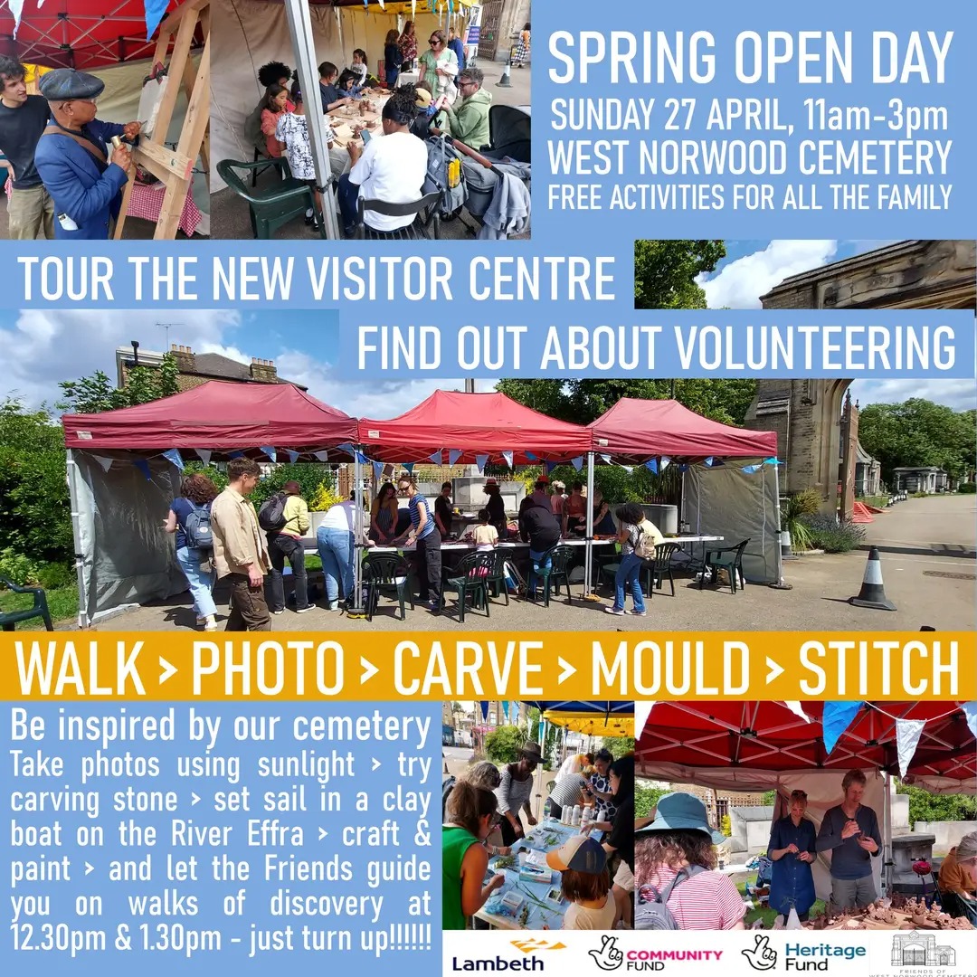 Sunday in the cemetery with ... the River Effra! Come and float away ...