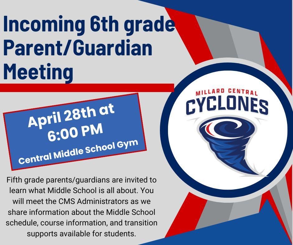 Millard Central MS (@millardcentral) on Twitter photo We are looking forward to seeing our incoming 6th grade parents/guardians Monday night! <a href="/bryanelementary/">Bryan Elementary MPS</a> <a href="/DisneyDolphins/">Walt Disney Dolphins</a> <a href="/hollingheights/">Holling Heights</a> <a href="/NorrisElem/">Norris Elementary</a> <a href="/MPSRockwell/">Rockwell Elementary</a> <a href="/sandoztigers/">Sandoz Elementary</a> <a href="/hitchcock_mps/">Hitchcock Elementary</a> We are looking forward to seeing our incoming 6th grade parents/guardians Monday night! <a href="/bryanelementary/">Bryan Elementary MPS</a> <a href="/DisneyDolphins/">Walt Disney Dolphins</a> <a href="/hollingheights/">Holling Heights</a> <a href="/NorrisElem/">Norris Elementary</a> <a href="/MPSRockwell/">Rockwell Elementary</a> <a href="/sandoztigers/">Sandoz Elementary</a> <a href="/hitchcock_mps/">Hitchcock Elementary</a>