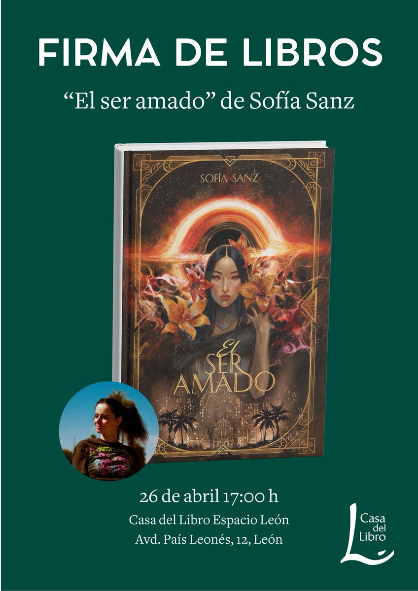Gentecita de León, mañana estaré firmando ejemplares en la Casa del Libro del centro comercial, venid a verme 🩷