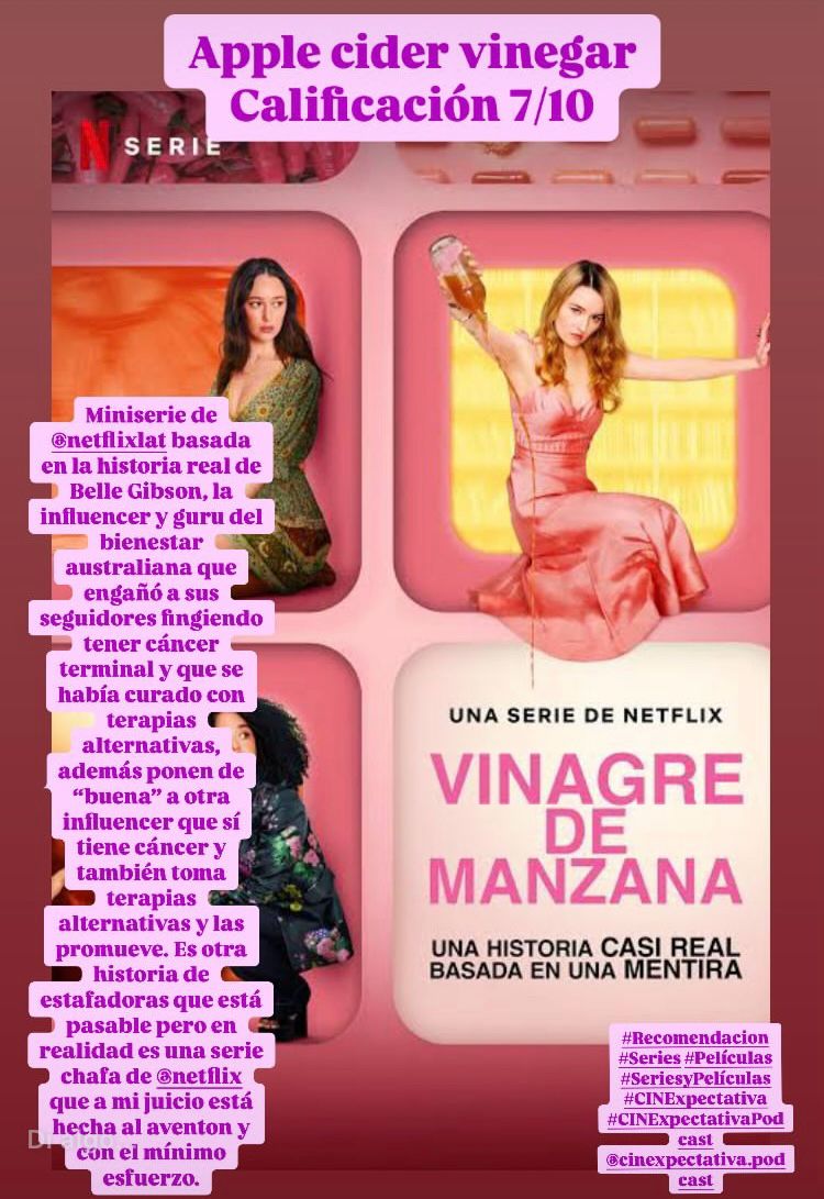Aquí hay películas y series que les digo si valen o no la pena o no, me cuentan 
-The crowded room
-El minuto heroico, yo también dejé el Opus Dei
-Lee Miller
-Vinagre de manzana
#Recomendación #Series #Películas #SeriesyPelículas #CINExpectativa #CINExpectativaPodcast