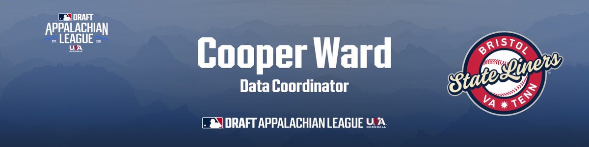 Cooper Ward (@coopward12) on Twitter photo Excited to announce that I’ve accepted a role to serve as Data Coordinator for the <a href="/thestateliners/">Bristol State Liners</a> Super excited to get to work! Excited to announce that I’ve accepted a role to serve as Data Coordinator for the <a href="/thestateliners/">Bristol State Liners</a> Super excited to get to work!