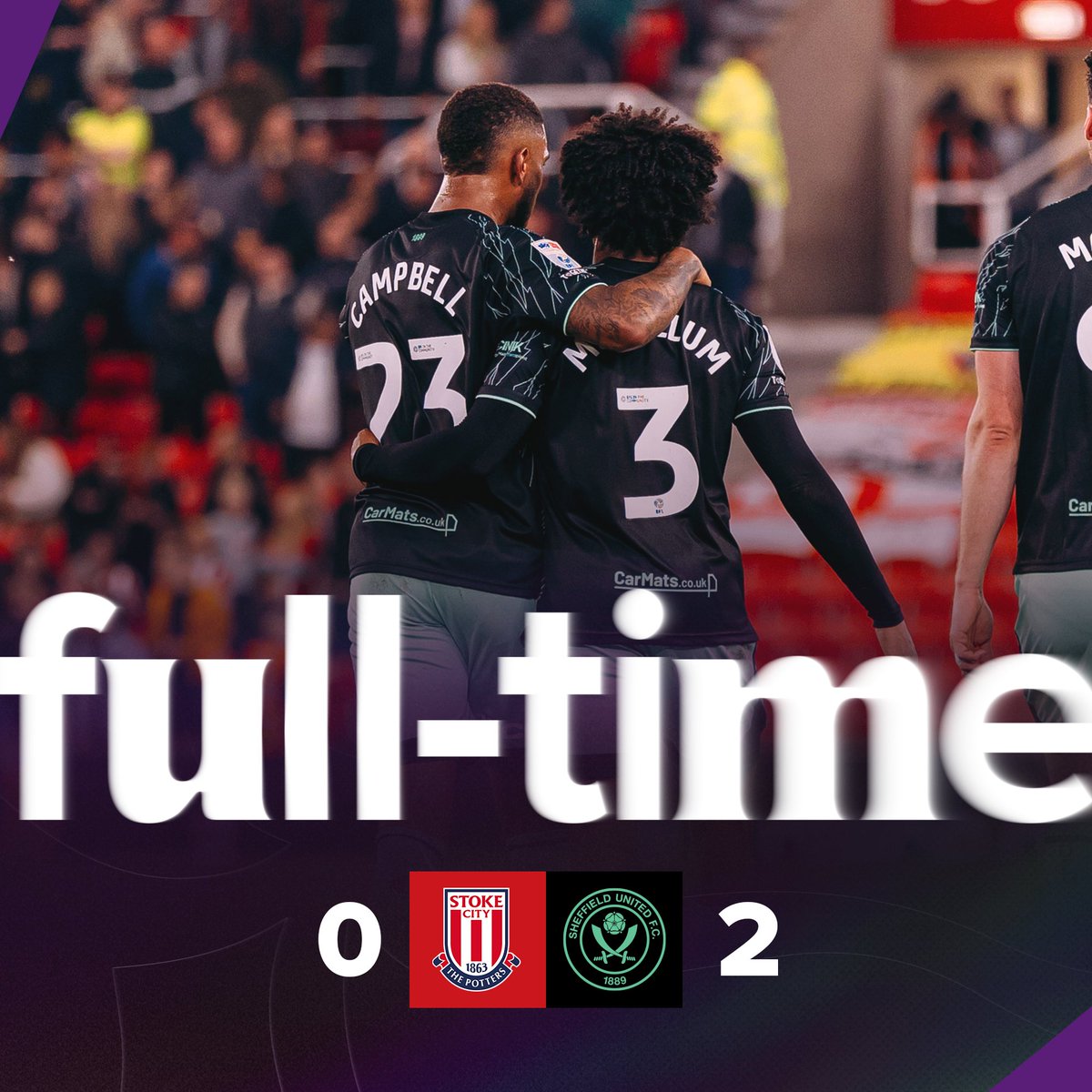 Taking all 3️⃣ points back to Bramall Lane!