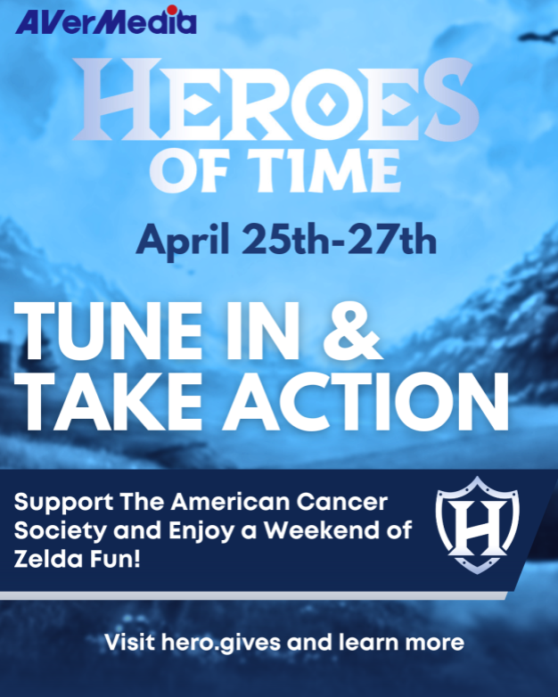 Today is the second day of #HeroesOfTime!  Go spam the chat and say hi to <a href="/Jyggy11/">jyggy</a> 😎

All donations will go to <a href="/AmericanCancer/">American Cancer Society</a> 🫡
Go check it out: hero.gives/#main