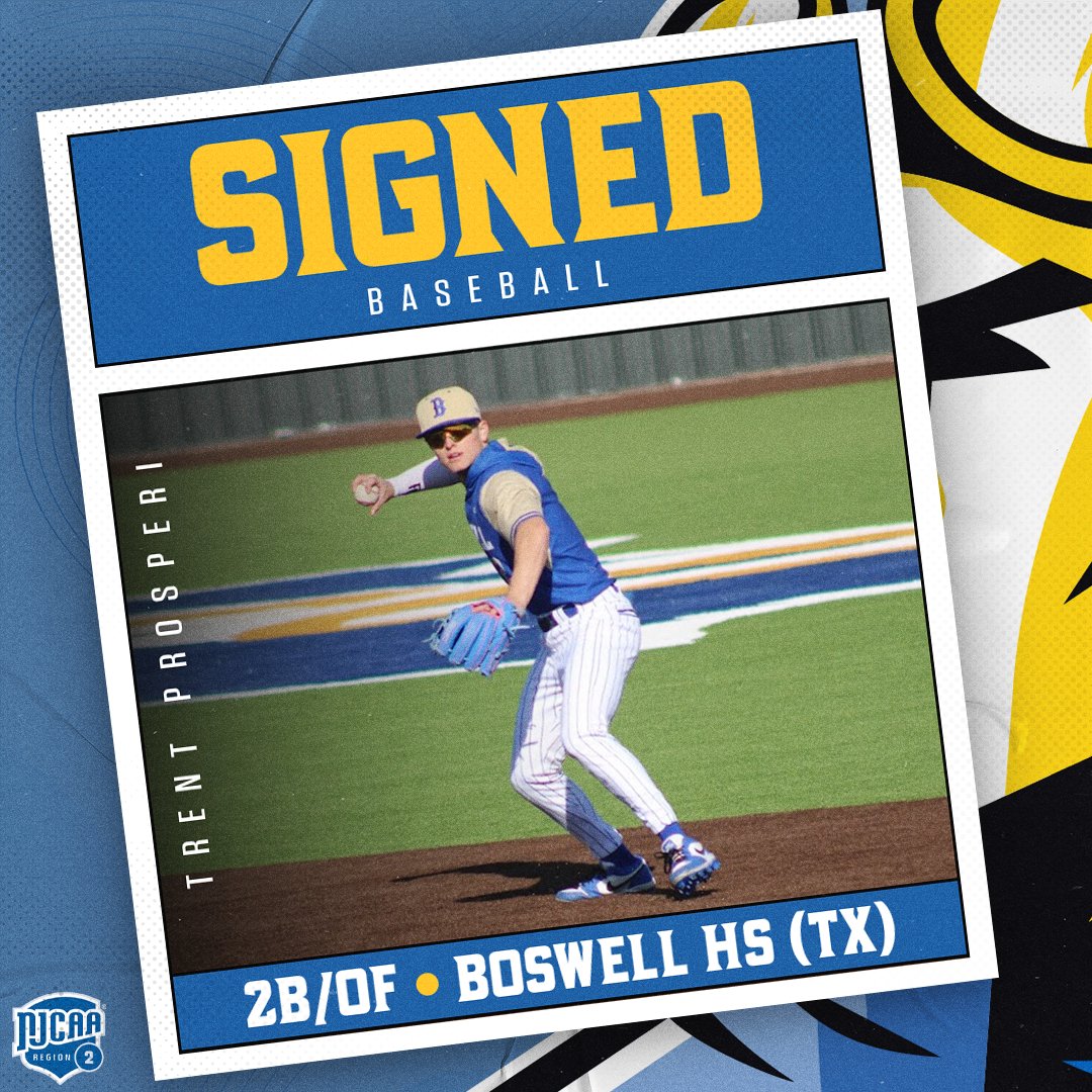 Rose State Raiders (@rscraiders) on Twitter photo ๐ฆ๐ฎ๐ต๐ฌ๐ธ๐ถ๐ฎ ๐๐ธ๐ถ๐ฎ๐
Raider Baseball signs a new ๐๐๐ข๐๐๐ซ.
๐๏ธ Trent Prosperi
โพ๏ธ 2B/Outfield
๐ Boswell High School (TX)
<a href="/RSC_Baseball/">Rose State College Baseball</a> | <a href="/TrentProsperi/">Trent Prosperi</a> ๐ฆ๐ฎ๐ต๐ฌ๐ธ๐ถ๐ฎ ๐๐ธ๐ถ๐ฎ๐
Raider Baseball signs a new ๐๐๐ข๐๐๐ซ.
๐๏ธ Trent Prosperi
โพ๏ธ 2B/Outfield
๐ Boswell High School (TX)
<a href="/RSC_Baseball/">Rose State College Baseball</a> | <a href="/TrentProsperi/">Trent Prosperi</a>