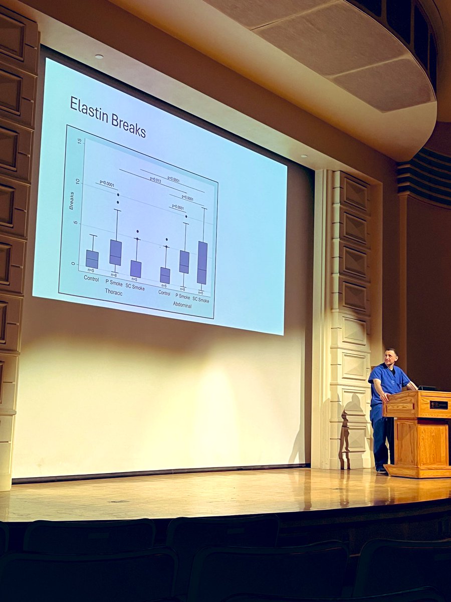 Julie Doberne MD PhD (@juliedoberne) on Twitter photo <a href="/OHSUSOM/">OHSU School of Medicine</a> and Portland <a href="/DeptVetAffairs/">Veterans Affairs</a> Vascular Surgeon Dr. Amir Azarbal showing results from #histologic examination of #vascular biology from early #tobacco smoke exposure at <a href="/OHSUCardio/">OHSU Knight Cardio</a> KCVI Research Retreat 2025 🩸🚬🚭 <a href="/OHSUSOM/">OHSU School of Medicine</a> and Portland <a href="/DeptVetAffairs/">Veterans Affairs</a> Vascular Surgeon Dr. Amir Azarbal showing results from #histologic examination of #vascular biology from early #tobacco smoke exposure at <a href="/OHSUCardio/">OHSU Knight Cardio</a> KCVI Research Retreat 2025 🩸🚬🚭