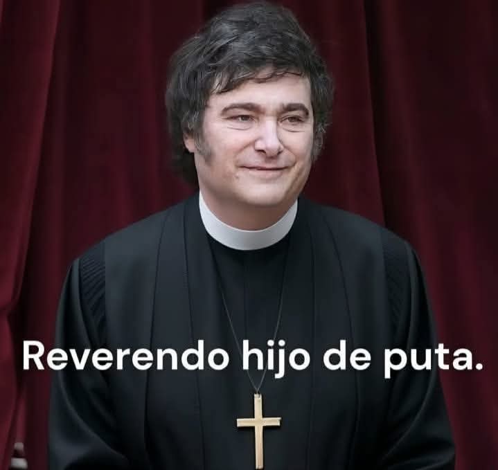 Dale retuit si pensas lo mismo que lo que dice la foto #MileiVerguenzaMundial