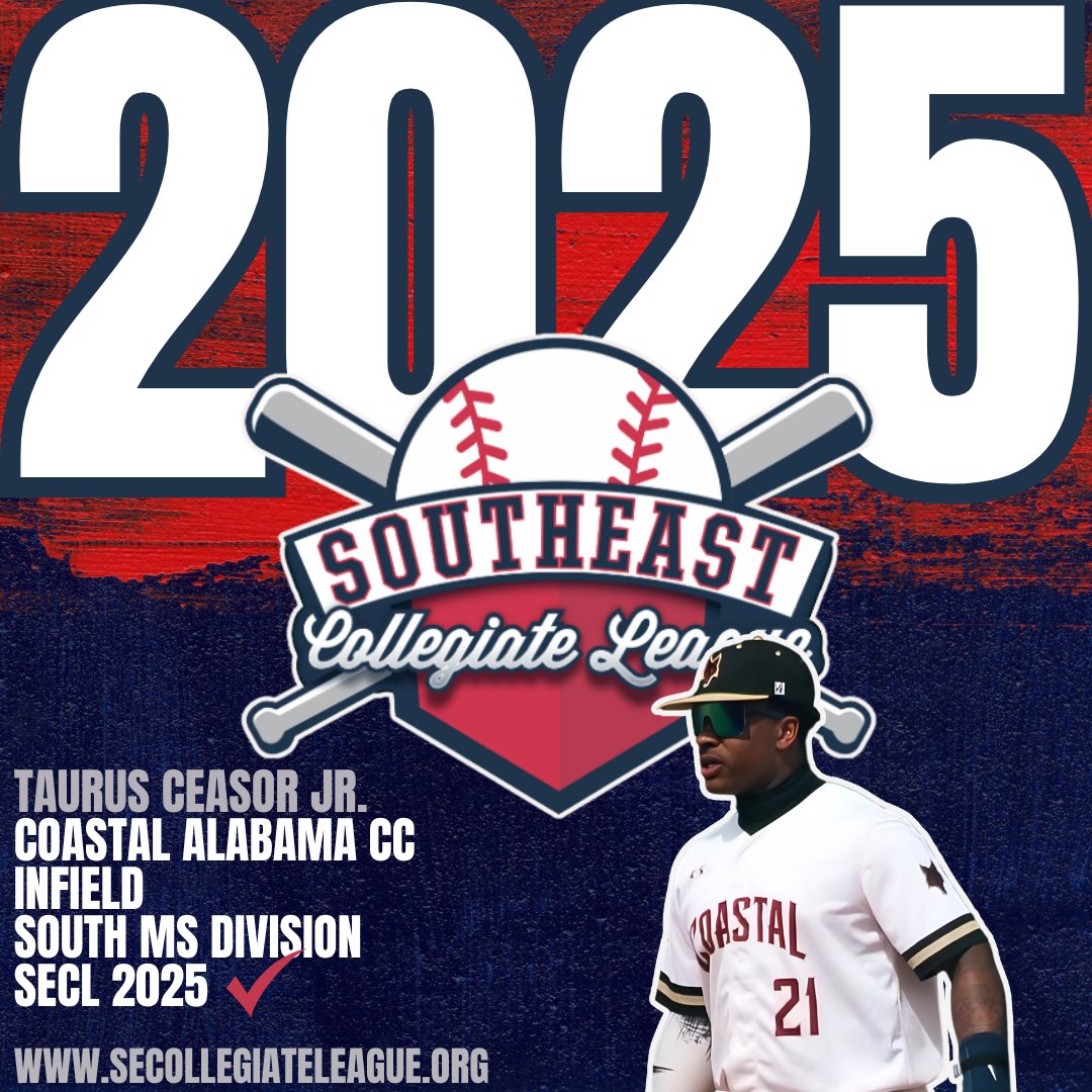 SECollegiate League (@secollegiatelge) on Twitter photo 🔒 INVITE ACCEPTED 🔒
⚾️ Taurus Ceasor Jr. ( <a href="/TaurusCeasor_Jr/">Taurus “Keith” Ceasor Jr</a> )
🏫 Coastal Alabama CC
📍 South MS Division
Are you in?
➡️Request your spot:
secollegiateleague.org 🔒 INVITE ACCEPTED 🔒
⚾️ Taurus Ceasor Jr. ( <a href="/TaurusCeasor_Jr/">Taurus “Keith” Ceasor Jr</a> )
🏫 Coastal Alabama CC
📍 South MS Division
Are you in?
➡️Request your spot:
secollegiateleague.org