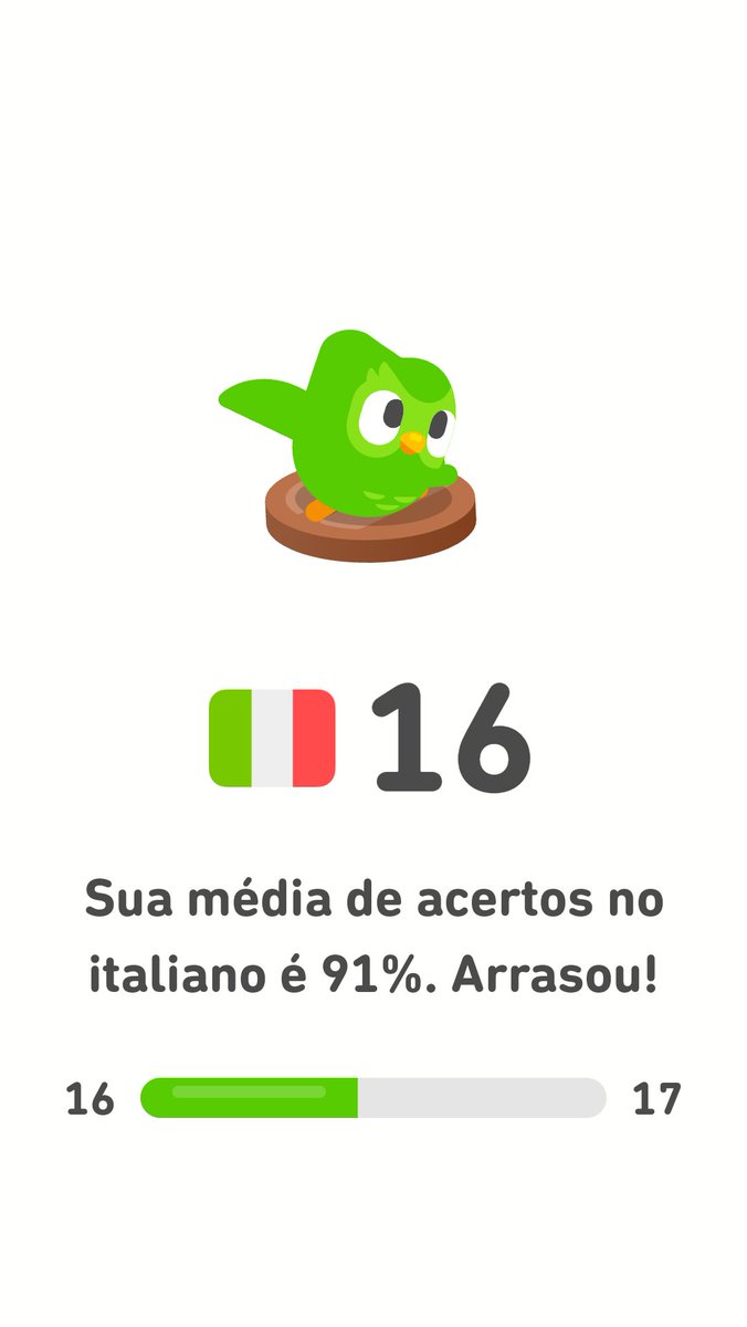 cwfernandes's tweet image. Saúde mental: aprender um novo idioma depois de adulto, reduz em até 30% a probabilidade de ter doenças neurodegenerativas!

Hoje tive mais uma aula fantástica de ITALIANO e tive um aproveitamento sensacional 🙂

🇮🇹🇮🇹🇮🇹🇮🇹🇮🇹🇮🇹

#italiano #ItalianClass #duolingo #saudemental