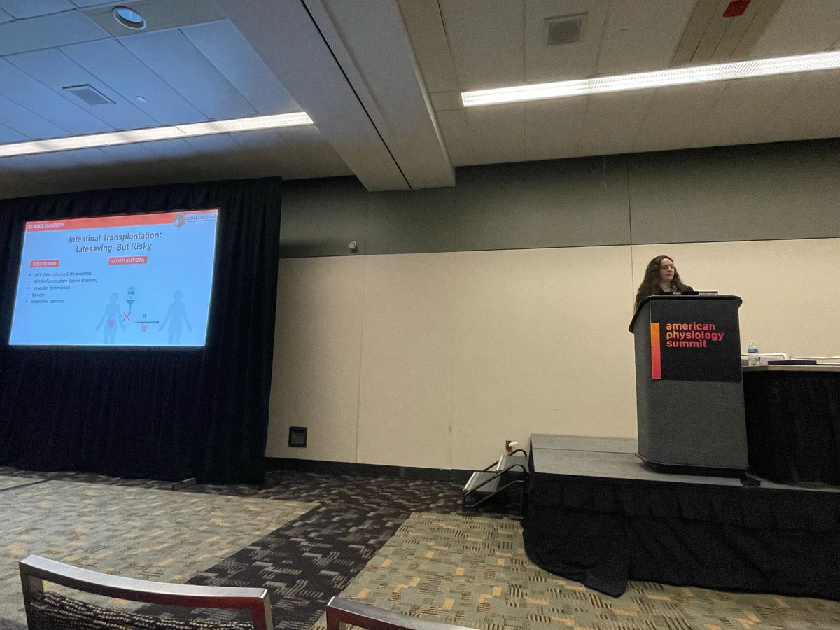 Gonzalez Lab (@gonzalezlabncsu) on Twitter photo Great time at the <a href="/APSPhysiology/">American Physiological Society</a> Summit in Baltimore so far!
Carla Lopez Cruz represented us so well with her oral presentation in the Horace W Davenport Distinguished Lectureship session! Can’t wait for all the posters tonight! <a href="/GIL_trainee/">APS Gastrointestinal and Liver Section</a> <a href="/CVMResearch/">NCSU CVM Research</a> <a href="/NCStateVetMed/">NC State Vet Medicine</a> Great time at the <a href="/APSPhysiology/">American Physiological Society</a> Summit in Baltimore so far!
Carla Lopez Cruz represented us so well with her oral presentation in the Horace W Davenport Distinguished Lectureship session! Can’t wait for all the posters tonight! <a href="/GIL_trainee/">APS Gastrointestinal and Liver Section</a> <a href="/CVMResearch/">NCSU CVM Research</a> <a href="/NCStateVetMed/">NC State Vet Medicine</a>