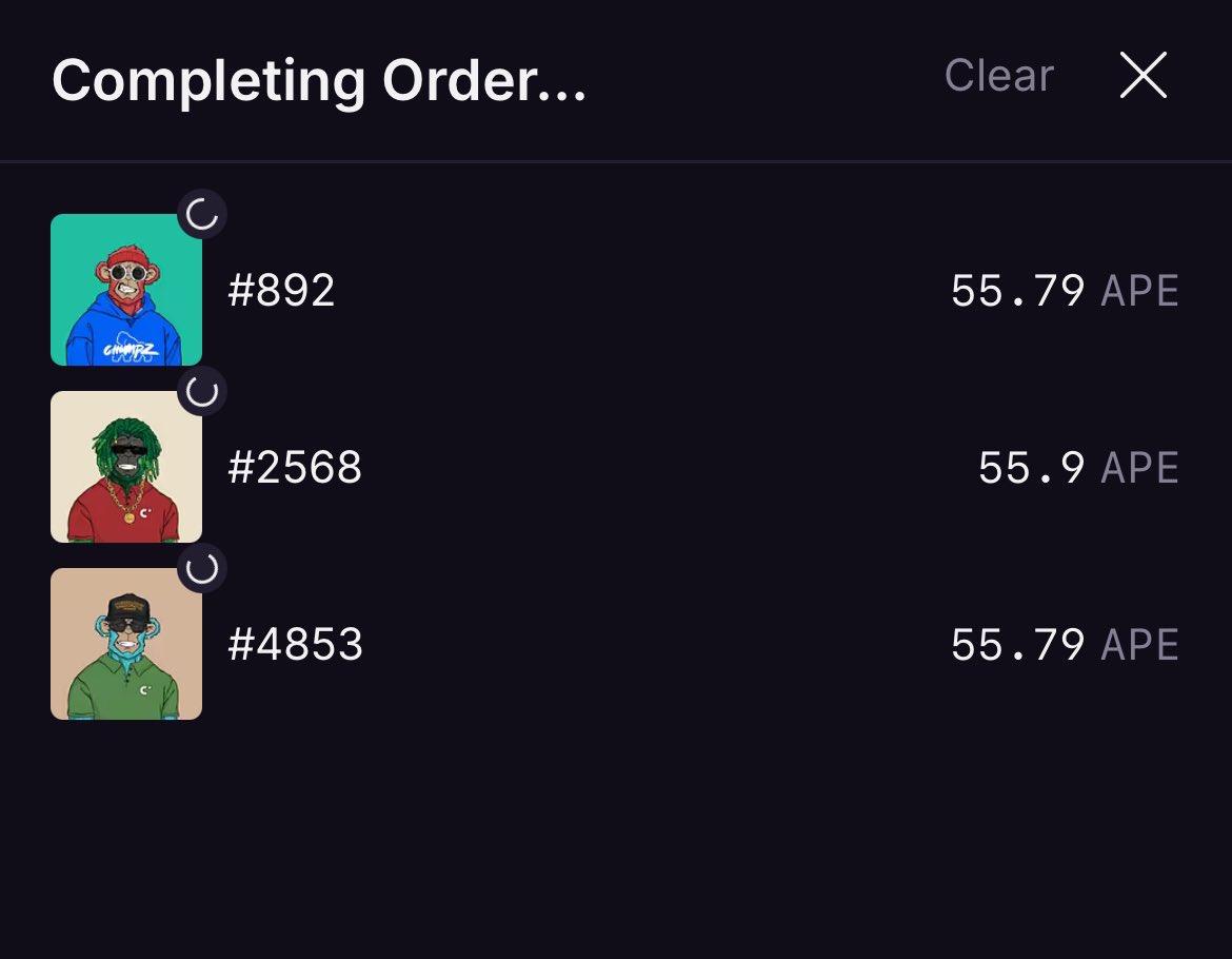 Sweeping Collections on ApeChain 🧹

<a href="/chumpzonape/">ChumpzOnApe</a> <a href="/KCMontero/">St. KC Montero | Founder | Saints | CHUMPZ</a> Chumpz is my favorite right now 🫡

Tag the Project i should sweep next 

#ApeChain $APE #NFTkid