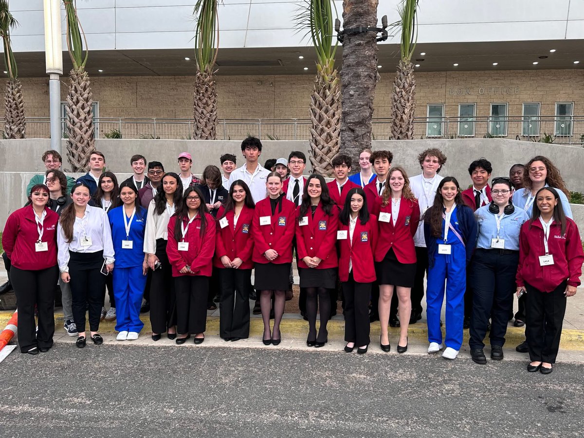 The Health Science, <a href="/amchsAVP/">AMCHS AVP</a>, Video Game Design, and Computer Information Technology teams for @consolhs traveled to Corpus Christi, TX to compete in our yearly SkillsUSA State Leadership and Skills Conference with 3 students qualifying for nationals.