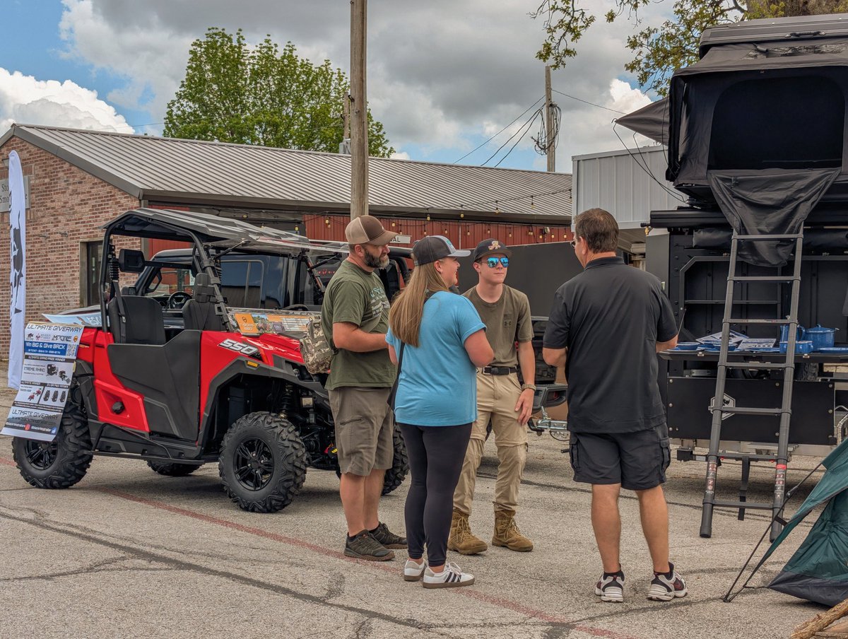 Stoked to be at the @mooreexpo in Springfield, MO 🤠 We were so proud to donate a T-Boss 550 UTV to support this awesome event to benefit the <a href="/OzarkTrails_BSA/">Ozark Trails Council</a>. Come say hi &amp; enter to win a T-Boss 550, Black Rhino Trailer &amp; more! #MassimoMotor #MooreExpo #SpringfieldMO #UTV