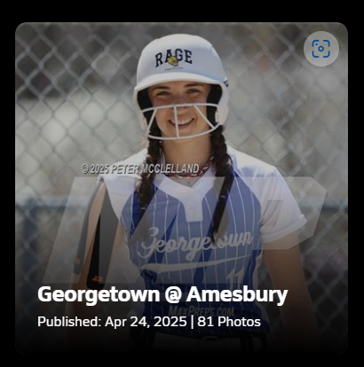 My MaxPreps gallery (81 pictures) from the Georgetown/Amesbury softball game is now posted online.
<a href="/GMHS_Royals/">Georgetown Royals Athletics</a>