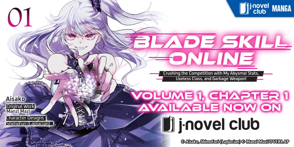 jnovelclub's tweet image. Forever unlucky IRL, Yuri starts Blade Skill Online, a VRMMO where luck is a stat you can improve—except he believed troll advice, so now his build sucks! Still, that won’t stop him! He’s turning his luck around and taking his trash build to the top!

(1/2)