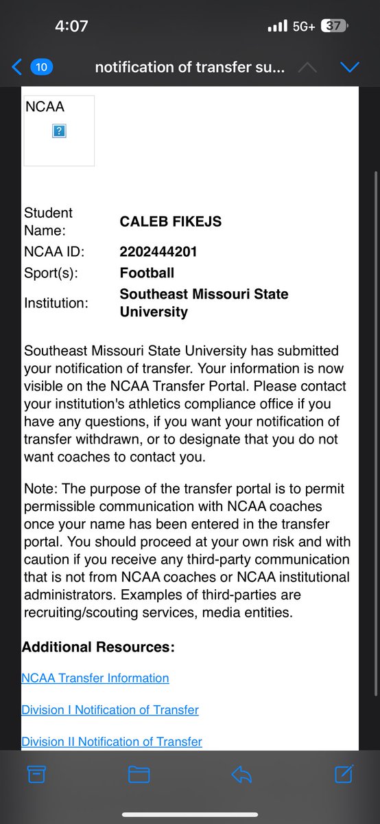 Caleb Fikejs (@calebfikejs87) on Twitter photo I have decided to enter the transfer portal with 3 years of eligibility. <a href="/NolanOwenLS/">Nolan's Long Snapping</a> I have decided to enter the transfer portal with 3 years of eligibility. <a href="/NolanOwenLS/">Nolan's Long Snapping</a>