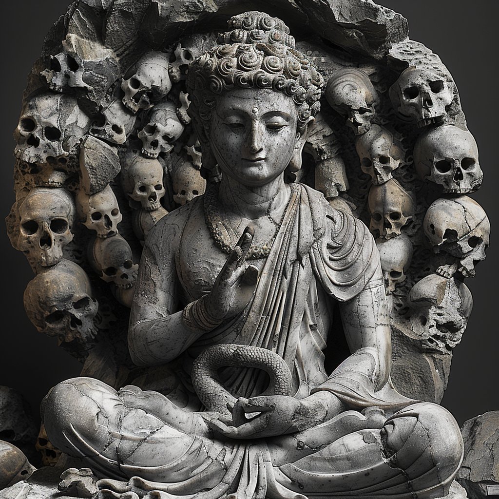 Nirvaṇa is the lion’s roar of one who has conquered his ego of base desires and pathetic attachments. He has burned away everything that makes him weak. The Awakened One walks alone: No gods, no masters, no chains.