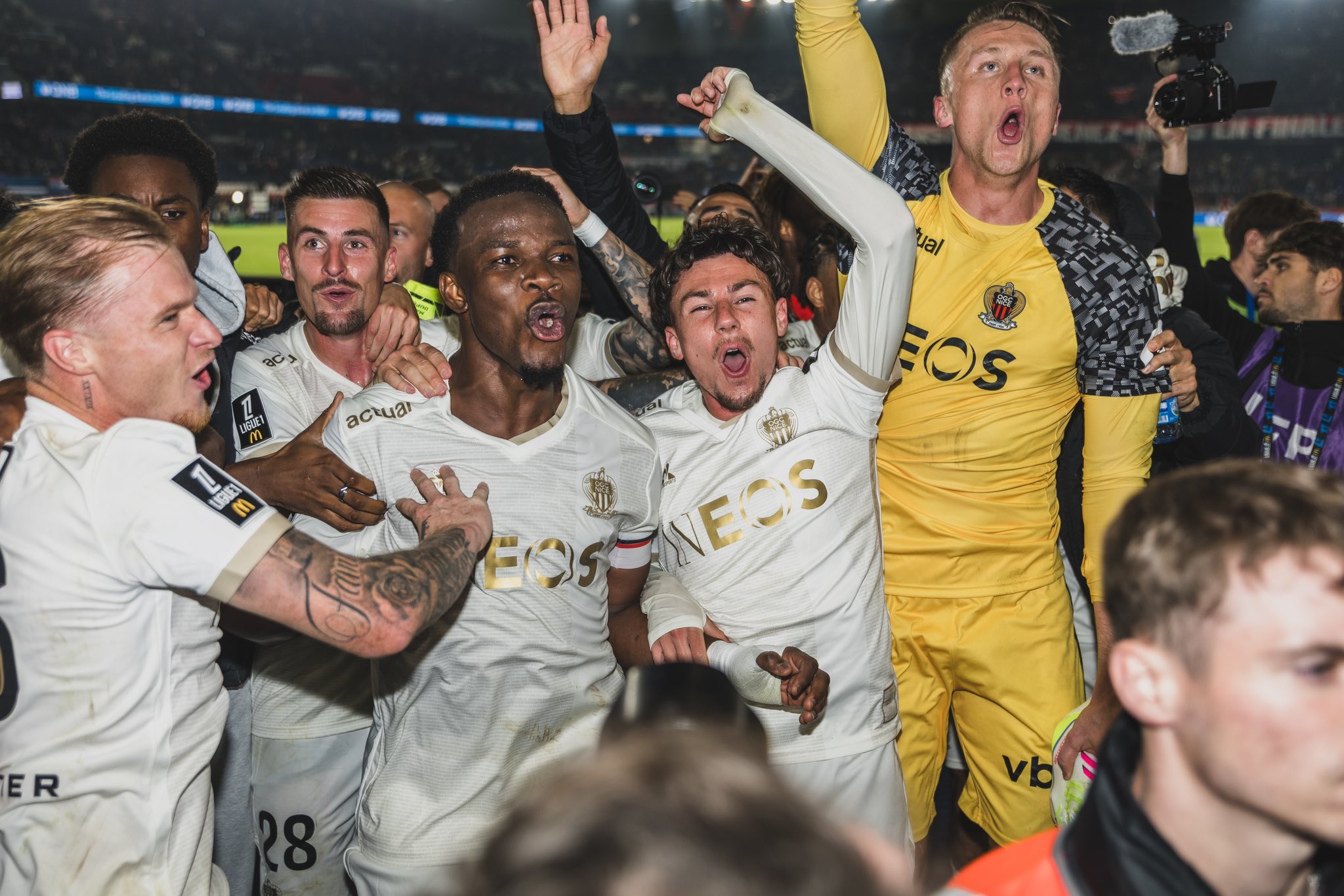 لاعبو نيس. (إكس) 