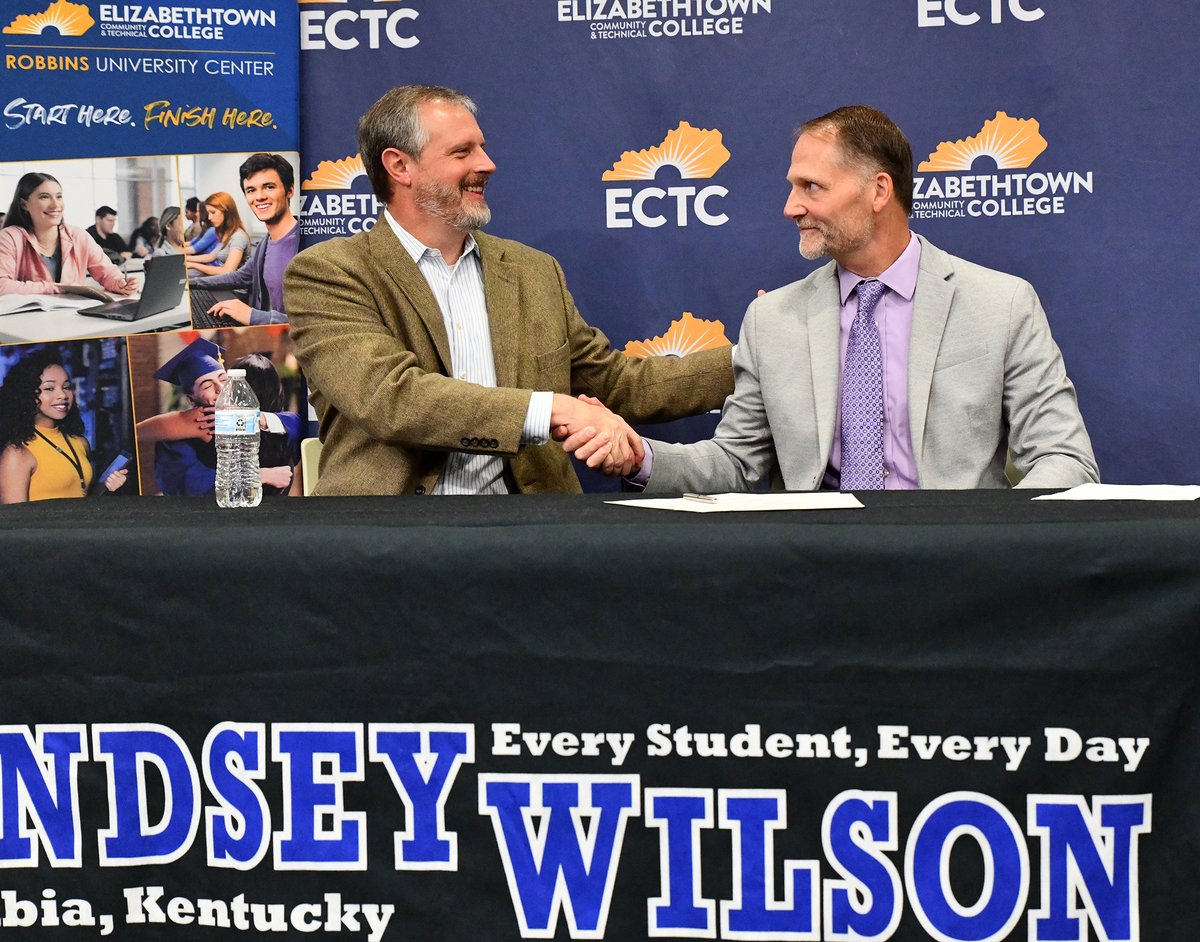 Lindsey Wilson College and <a href="/EtownCTC/">ECTC</a>  have signed a partnership to expand postsecondary education opportunities for residents in Central Kentucky.

The two schools held a signing ceremony on Friday, April 25, in the ECTC Regional Postsecondary Center to create a clear pathway for