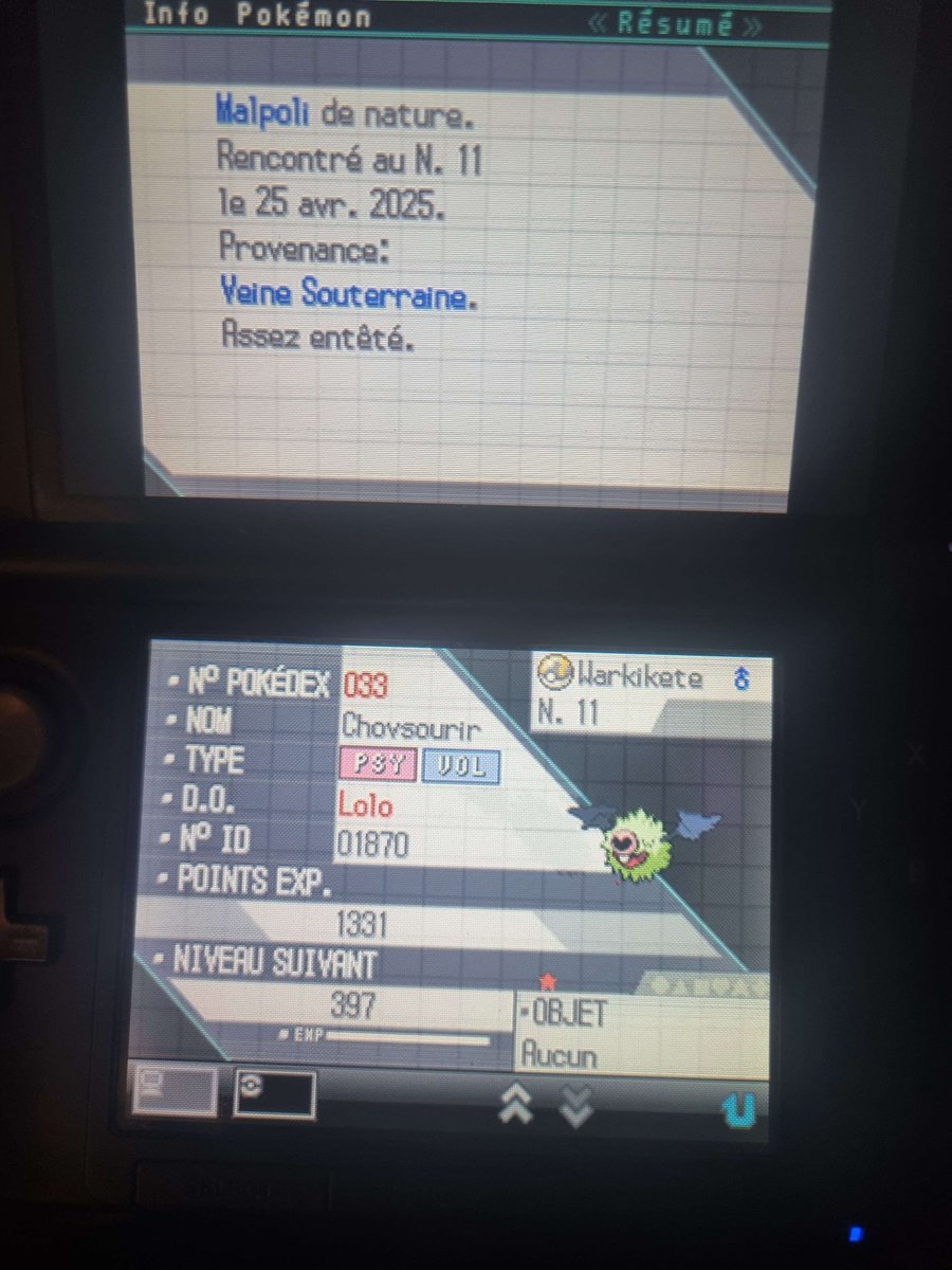 🌟116ème FO 

Bon bon bon... Je perds encore le 50/50 MON MAUVAIS, point positif, trouvé en seulement 1542 rencontres et ça, ça fait plaisir ! 

Go pour la phase 3 direct de Nodulithe ! 👀

#SHLS9