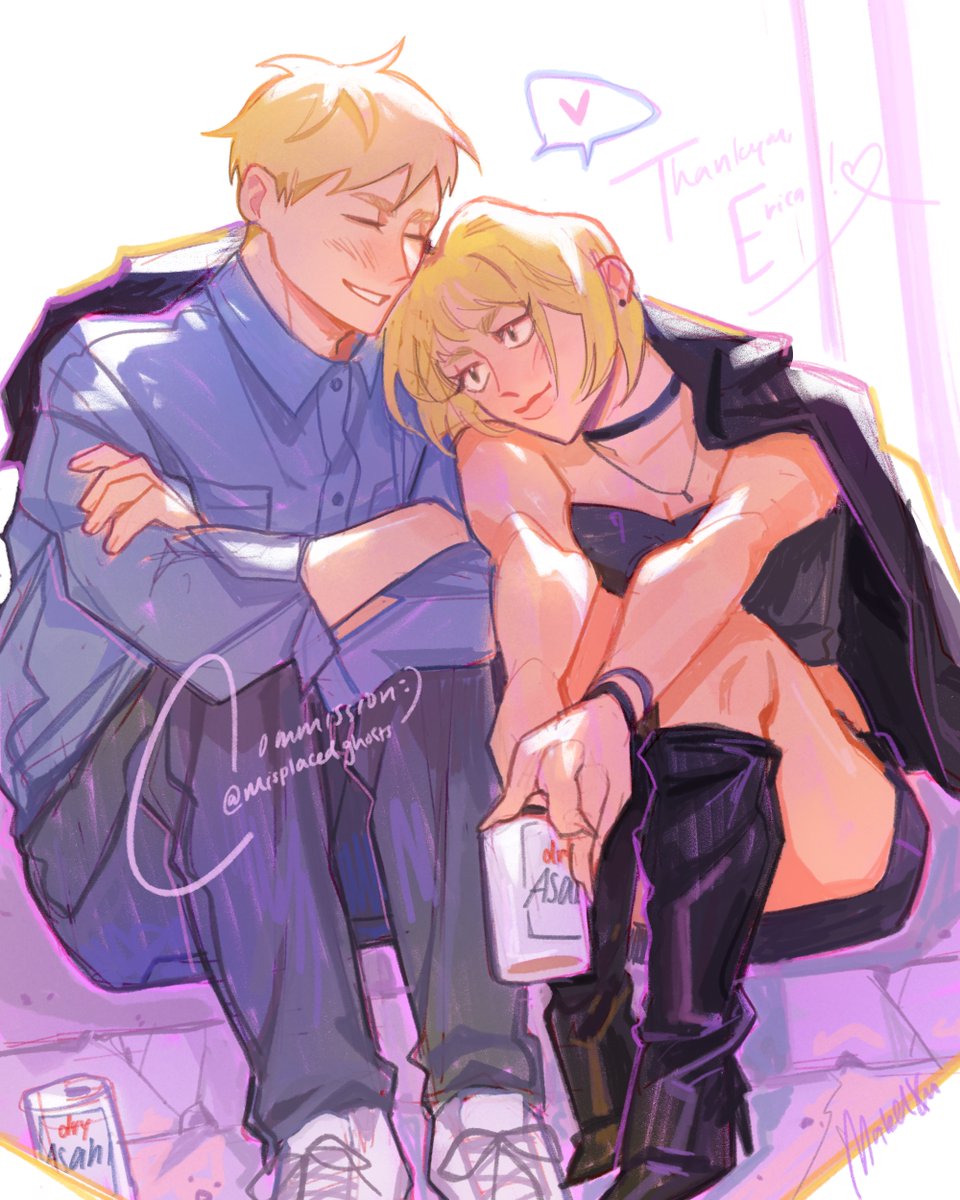 After a date 💛 #akisae 

Thank you so much <a href="/drawnbymabel/">Mabel | #1 Atsumu Hater</a> for entertaining my ideas!