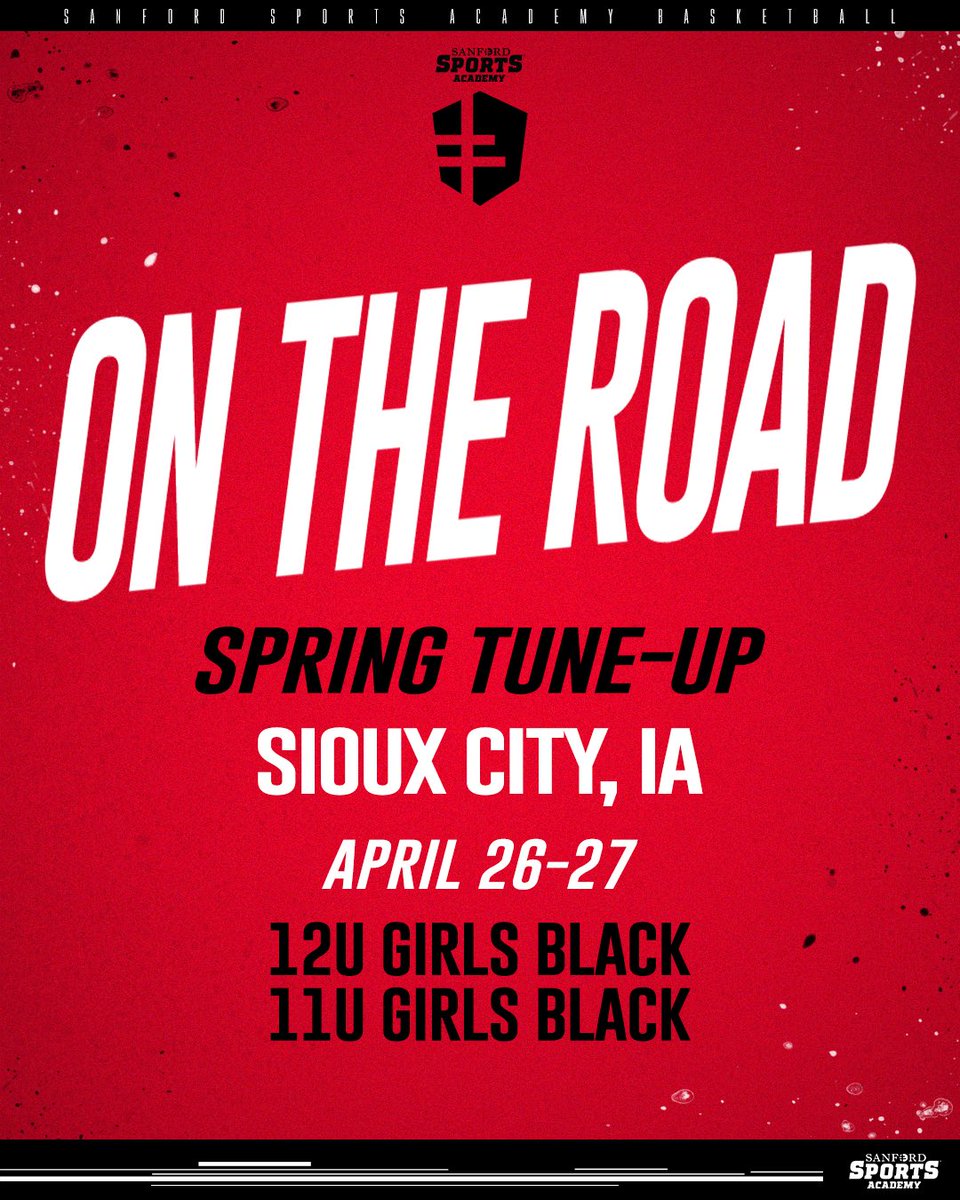 Sanford Sports Academy Basketball Teams (@ssahoopsteams) on Twitter photo 🏀 ON THE ROAD 🚌‼️
Busy weekend for our program across the 🇺🇸!!
⛹️♀️ Spring Showcase
📍Des Moines, IA
⛹️♂️ Spring Jam
📍Sioux Falls, SD
⛹🏻♀️ Spring Tune-Up
📍Sioux City, IA
📸: <a href="/RyleePeters2027/">Rylee Peters</a> <a href="/alual_a/">Alual Akoi</a> <a href="/deondre_painter/">Deondre Painter(2027)</a> <a href="/WestonRowe7/">Weston Rowe</a> <a href="/TiegenNyhaug/">Tiegen Nyhaug</a> <a href="/PMeile24688/">Peyton Meile</a> <a href="/PaytonSorensen5/">Payton Sorensen</a> 🏀 ON THE ROAD 🚌‼️
Busy weekend for our program across the 🇺🇸!!
⛹️♀️ Spring Showcase
📍Des Moines, IA
⛹️♂️ Spring Jam
📍Sioux Falls, SD
⛹🏻♀️ Spring Tune-Up
📍Sioux City, IA
📸: <a href="/RyleePeters2027/">Rylee Peters</a> <a href="/alual_a/">Alual Akoi</a> <a href="/deondre_painter/">Deondre Painter(2027)</a> <a href="/WestonRowe7/">Weston Rowe</a> <a href="/TiegenNyhaug/">Tiegen Nyhaug</a> <a href="/PMeile24688/">Peyton Meile</a> <a href="/PaytonSorensen5/">Payton Sorensen</a>