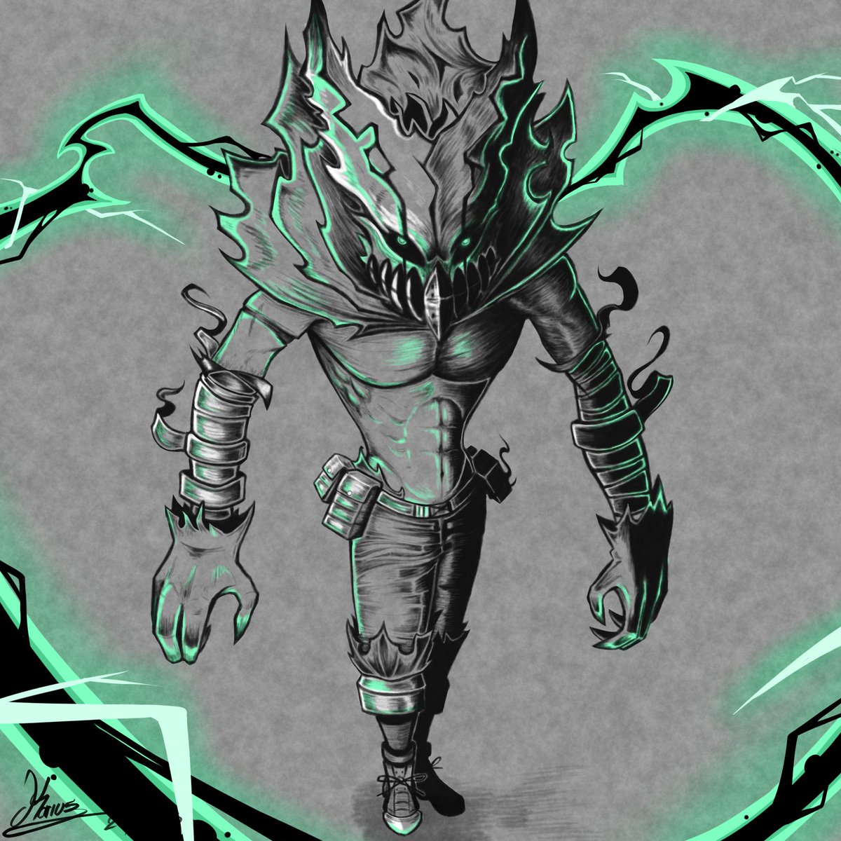 KariusHelsing's tweet photo. The Vigilant Deku: 

#Deku #art #Boku_no_Hero_Academia https://t.co/YJvlivo5JZ
