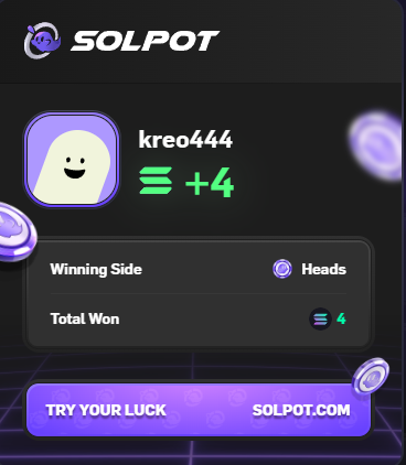 kreo444's tweet image. i've recently partnered with @solpotcom and they gave me some SOL to play with to giveaway to y'all so i'm giving away 4 sol on this tweet (4 ppl 1 sol each)

just follow me and @solpotcom 
rt n comment :D