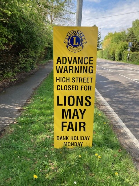 Now it's getting exciting!
Just ten days to go until the Lions May Fair.
Save the date!