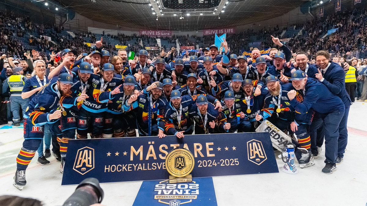 🏆 S T O C K H O L M S L A G E T 🏆

#DIFHockey | #AlltidOavsett